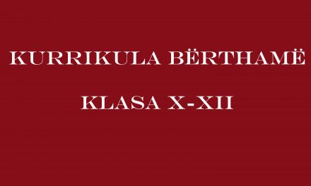 Kurrikula Bërthamë X-XII