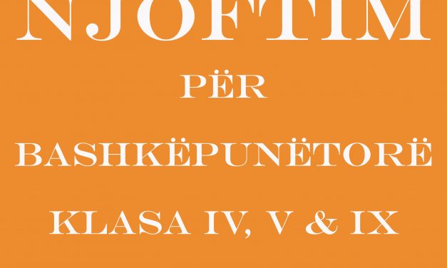 Njoftim per bashkepunetore – Klasa IV, V &  IX