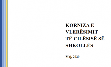 Korniza e Vlerësimit të Cilësisë së Shkollës