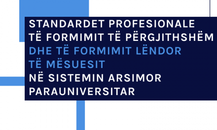 Standardet Profesionale të Formimit të Përgjithshëm dhe të Formimit Lëndor të Mësuesit