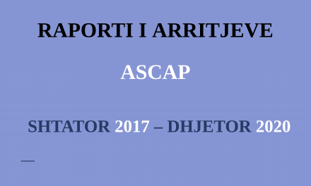 Raporti i arritjeve 2017-2020