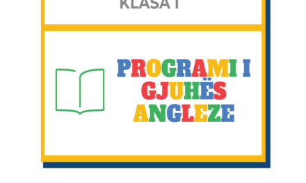 Programi i Gjuhës Angleze – Klasa I