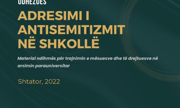 ADRESIMI I ANTISEMITIZMIT NË SHKOLLË