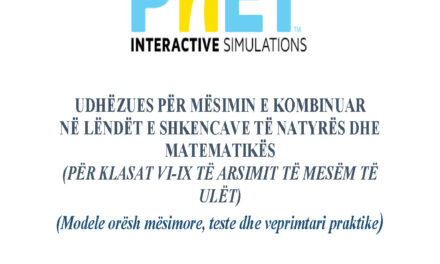 Udhëzuesi për përdorimin e platformës PhET Interactive Simulations në shkencat e natyrës dhe matematikës (AMU)